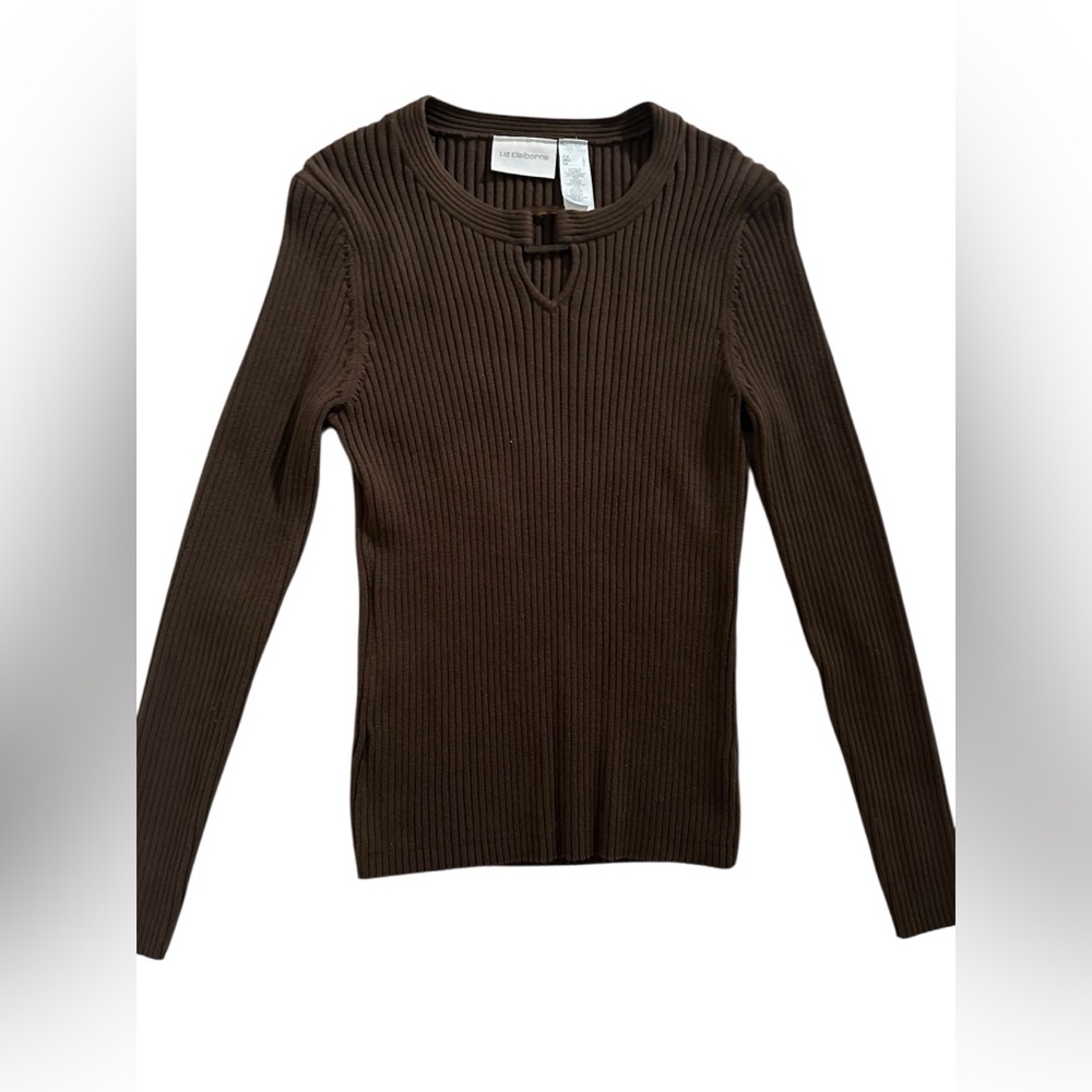 Brown Long Sleeve Sweater